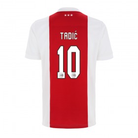 Koszulka Ajax Amsterdam Dusan Tadic 10 Domowe Stroje Piłkarskie 2021/22 Krótki Rękaw